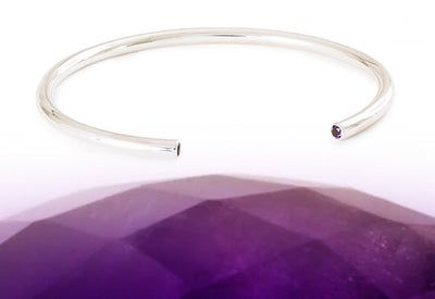 Power Bangle and Amethyst