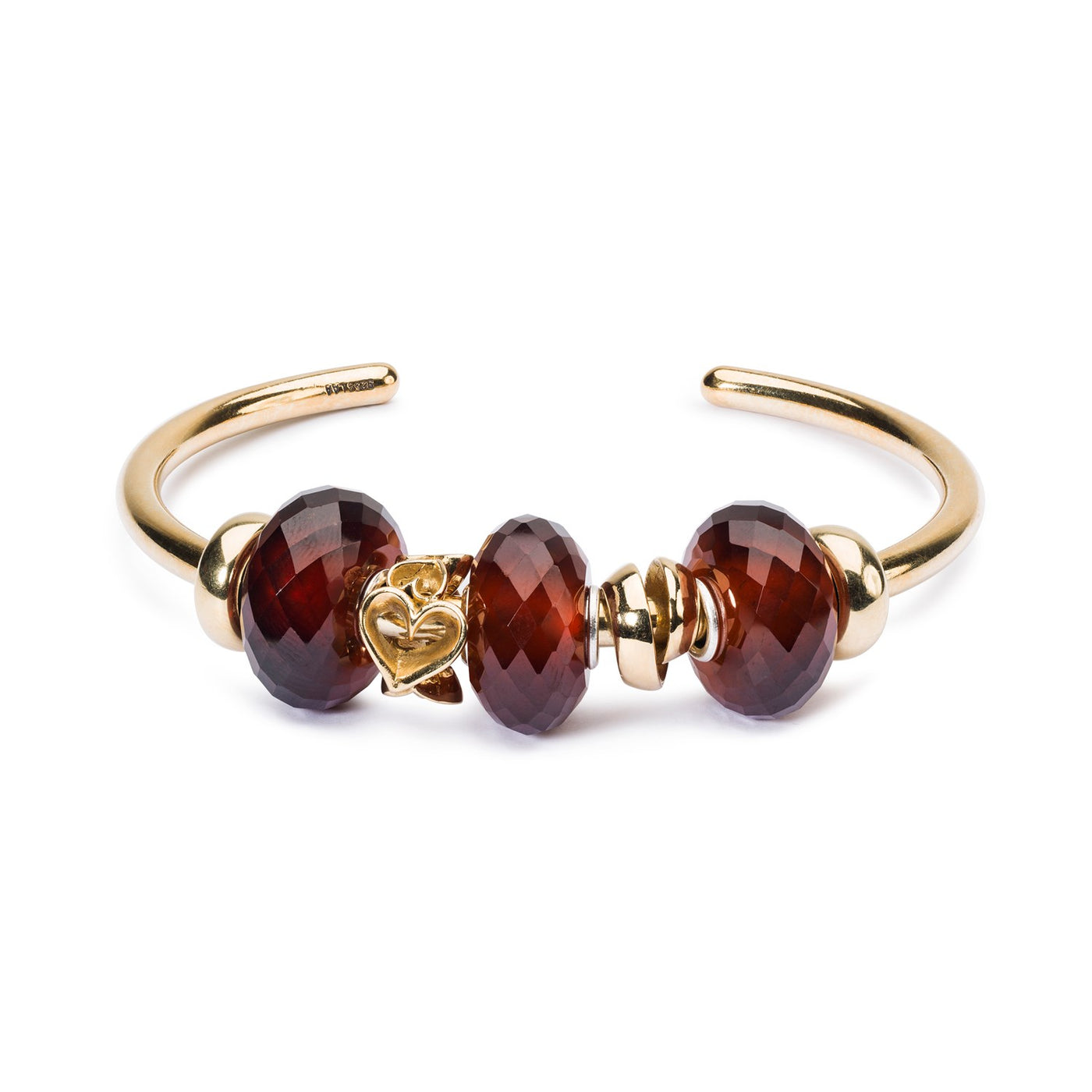 Hessonite Garnet Bead