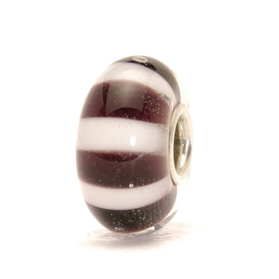 Black and White Stripes Bead