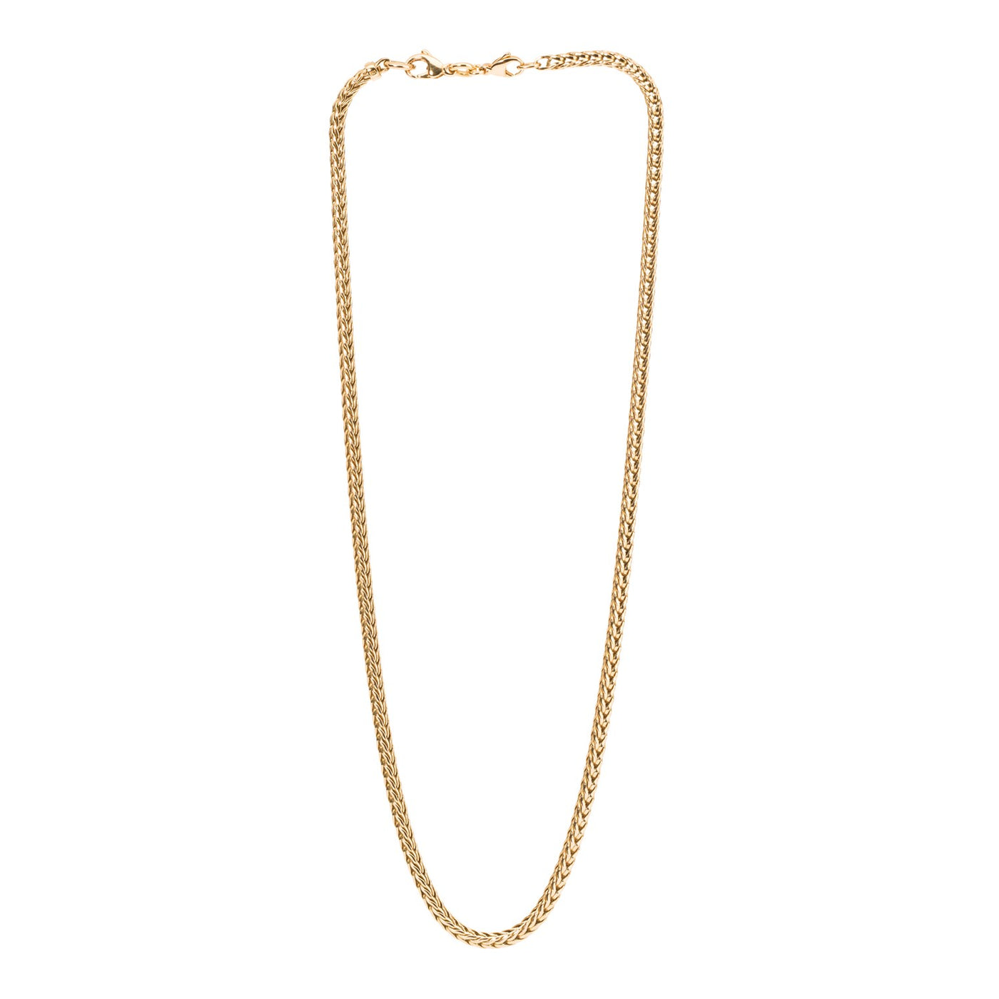 Gold 14 k Necklace with Basic Lock