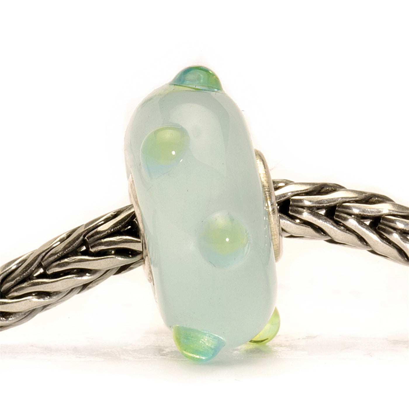 Ice blue bud Bead