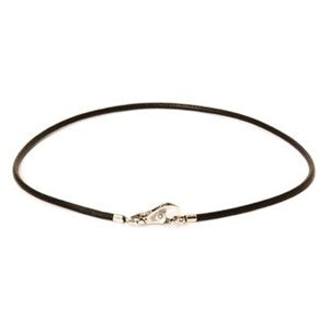 Leather Necklace Black