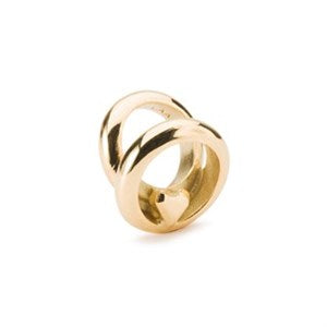 Love Rings, Gold Bead